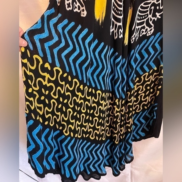 NWT Nisha  Creations Indian Sheer Dress Black Ladies OS - Picture 8 of 13